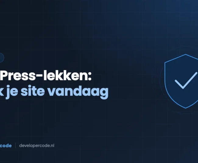 Schild als symbool voor het beveiligen van een WordPress-site na een beveiligingslek - Developercode